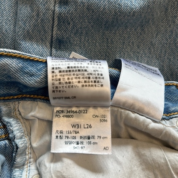 Levi’s Wedgie Straight Jeans - Sz 31 / 26 - Picture 7 of 16